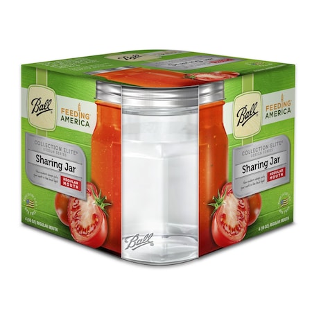 Ball Elite Regular Mouth Sharing Jars 16 oz , 4PK 1440061185